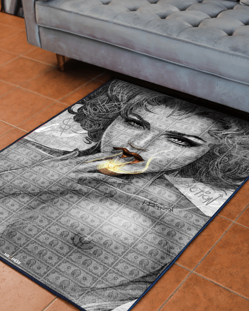 MONEY ADDICTION RUG - REBHORN DESIGN