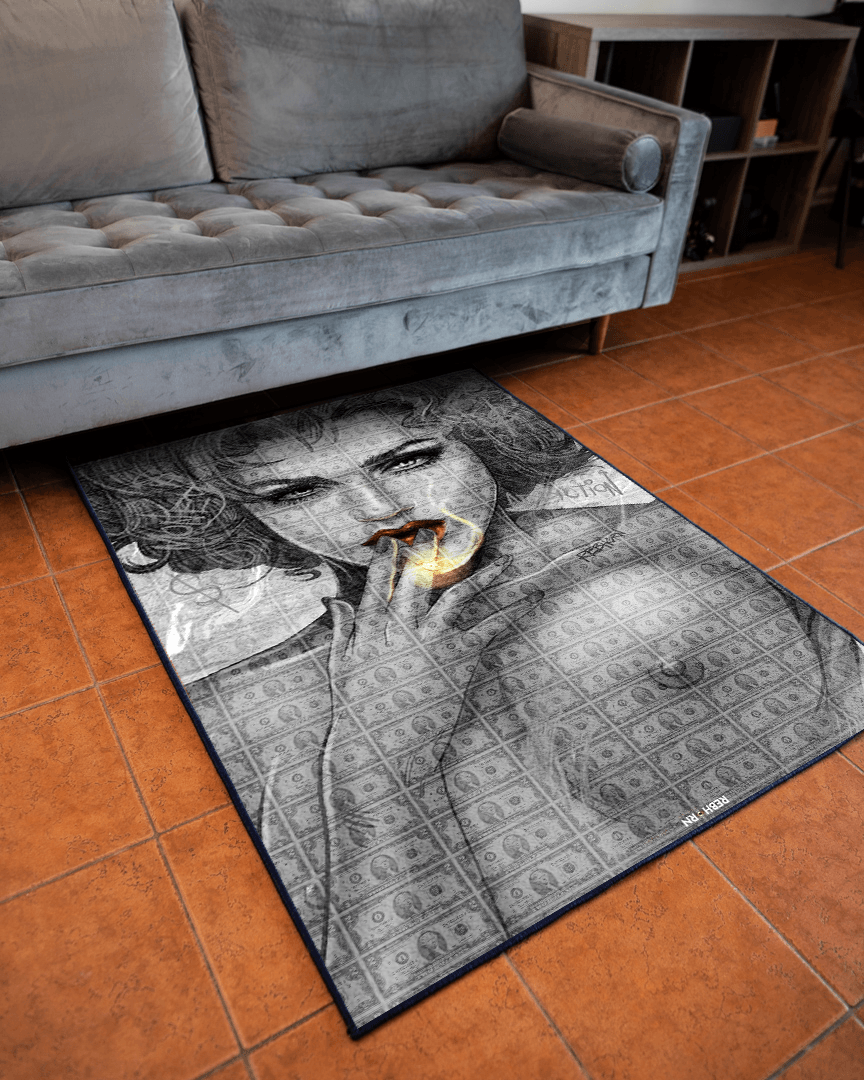 MONEY ADDICTION RUG - REBHORN DESIGN