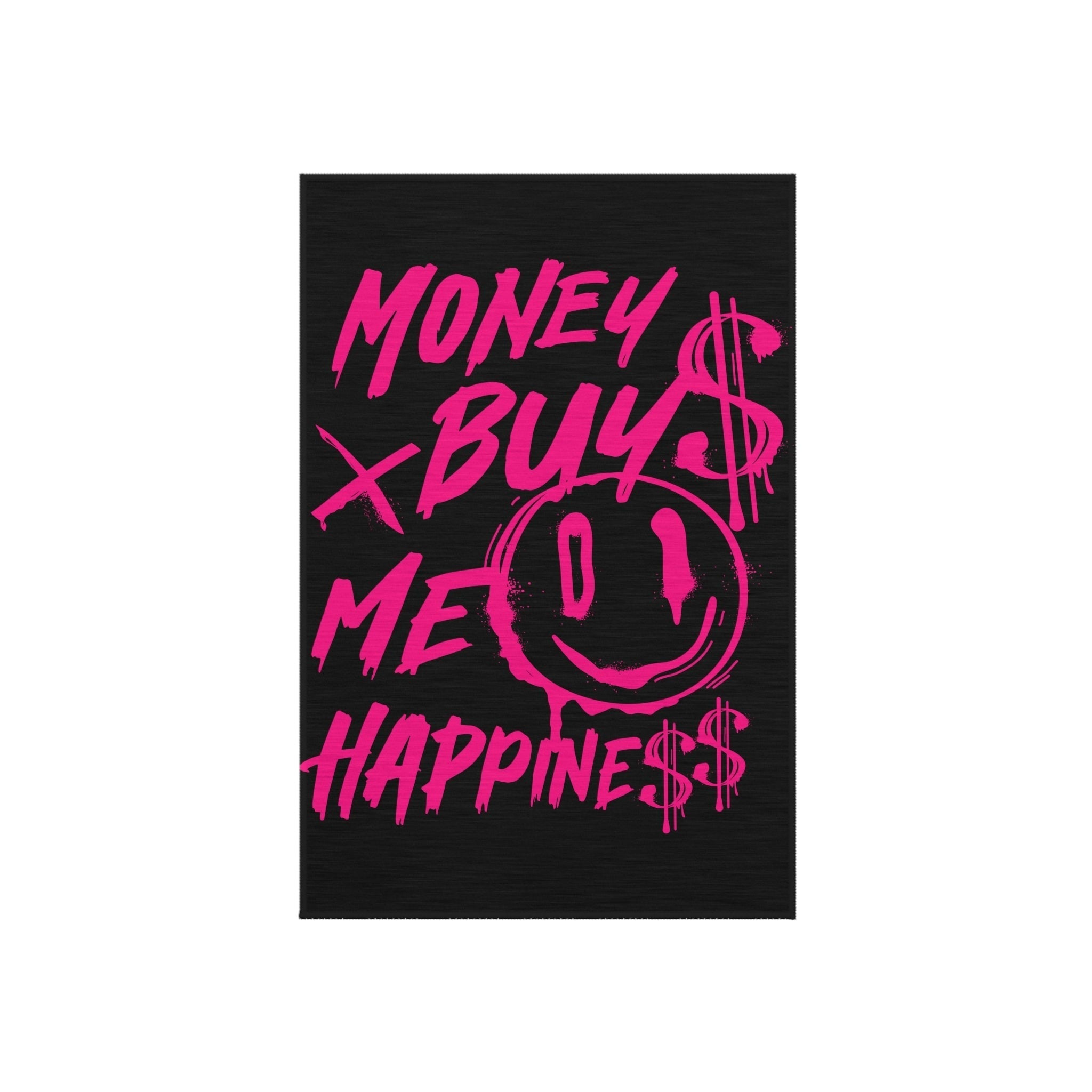 Money Buys Happiness Rug - REBHORN DESIGN