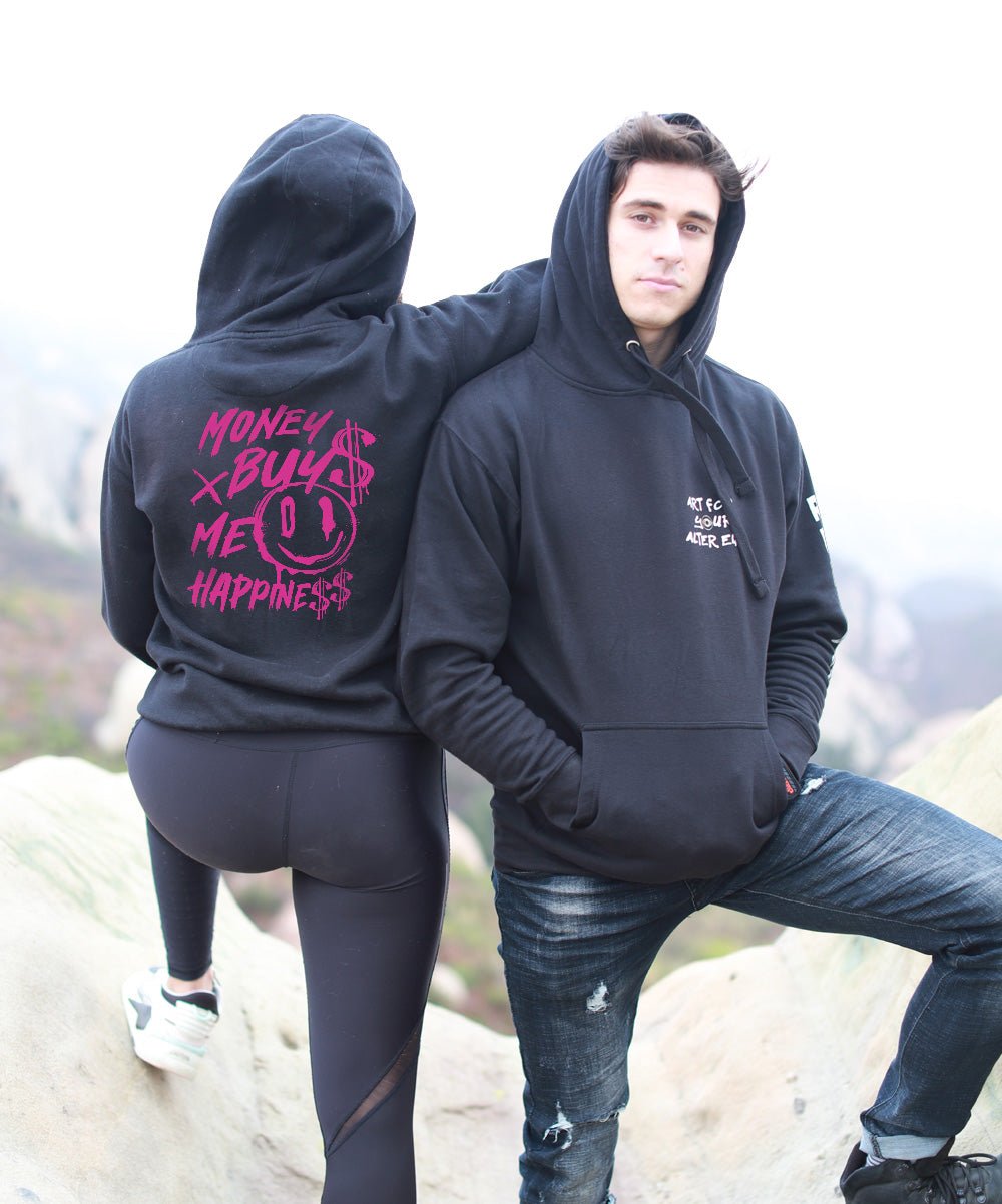 Money Buys Me Happiness Premium Unisex Hoodie - REBHORN DESIGN