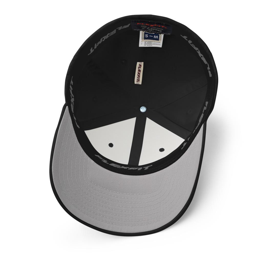 My Alter Ego - Aquarius Black Baseball Cap (White Front Border) - REBHORN DESIGN