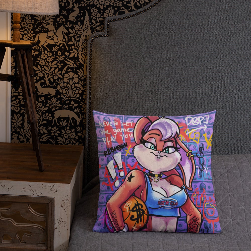 NEVER LET THE GAME PLAY YOU PREMIUM PILLOW - REBHORN DESIGN