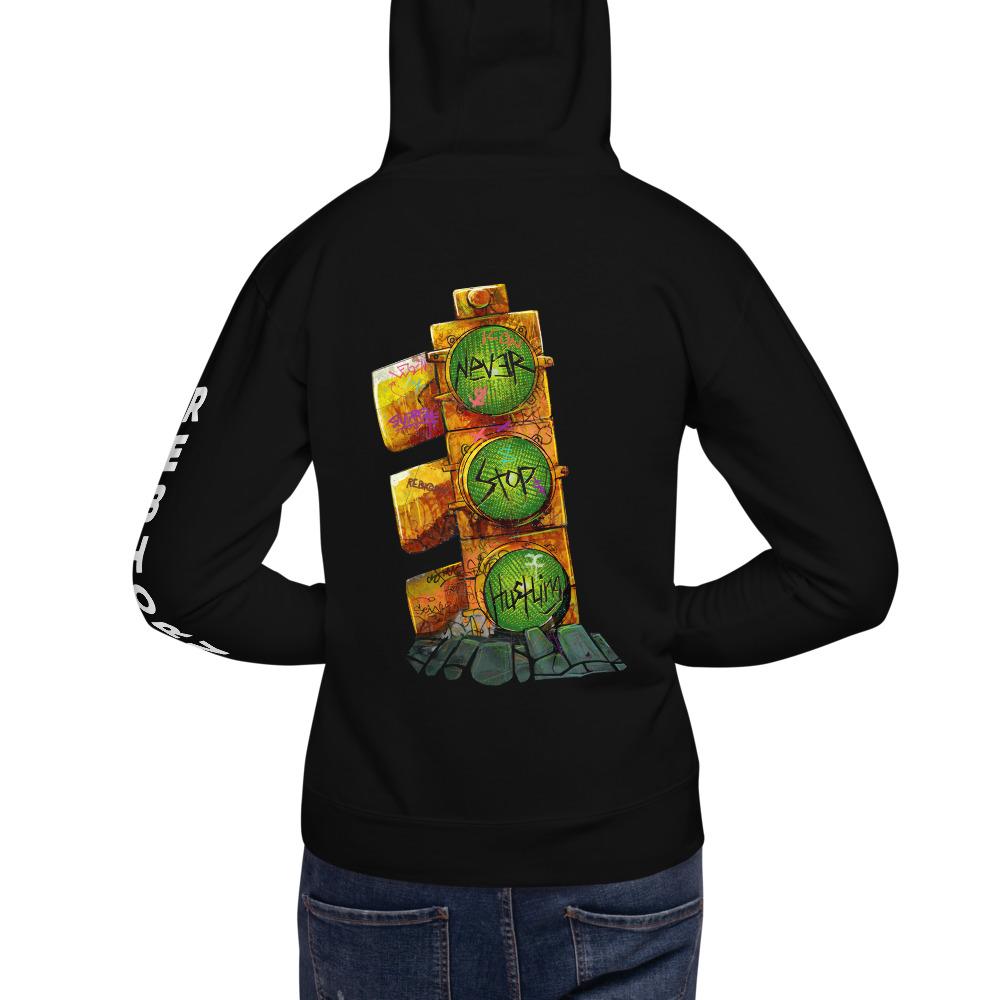 Never Stop Hustling Premium Unisex Hoodie - REBHORN DESIGN
