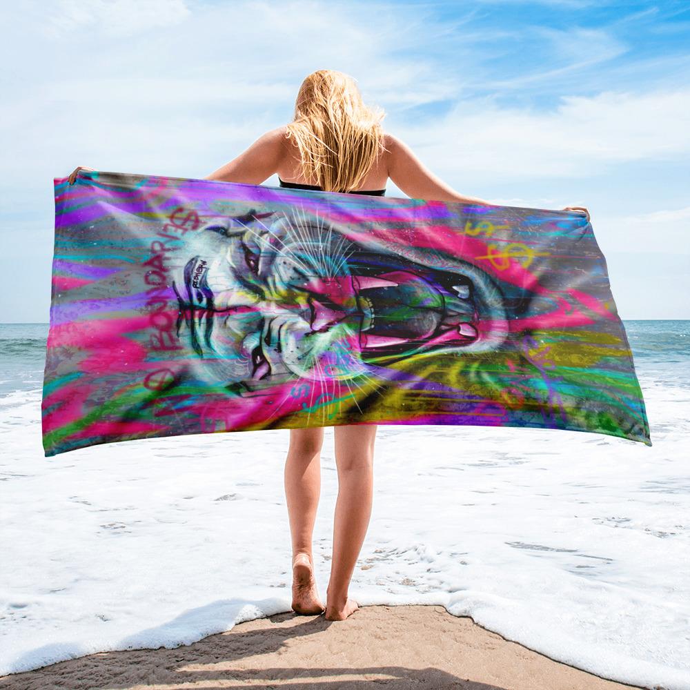 NO BOUNDARIES - BEACH TOWEL - REBHORN DESIGN