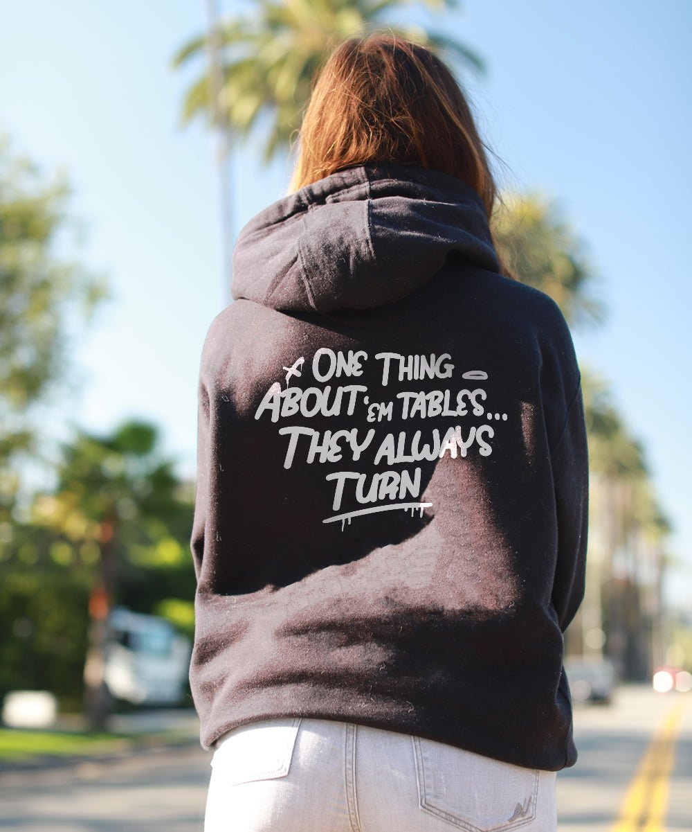 One Thing About Them Tables Premium Unisex Hoodie - REBHORN DESIGN