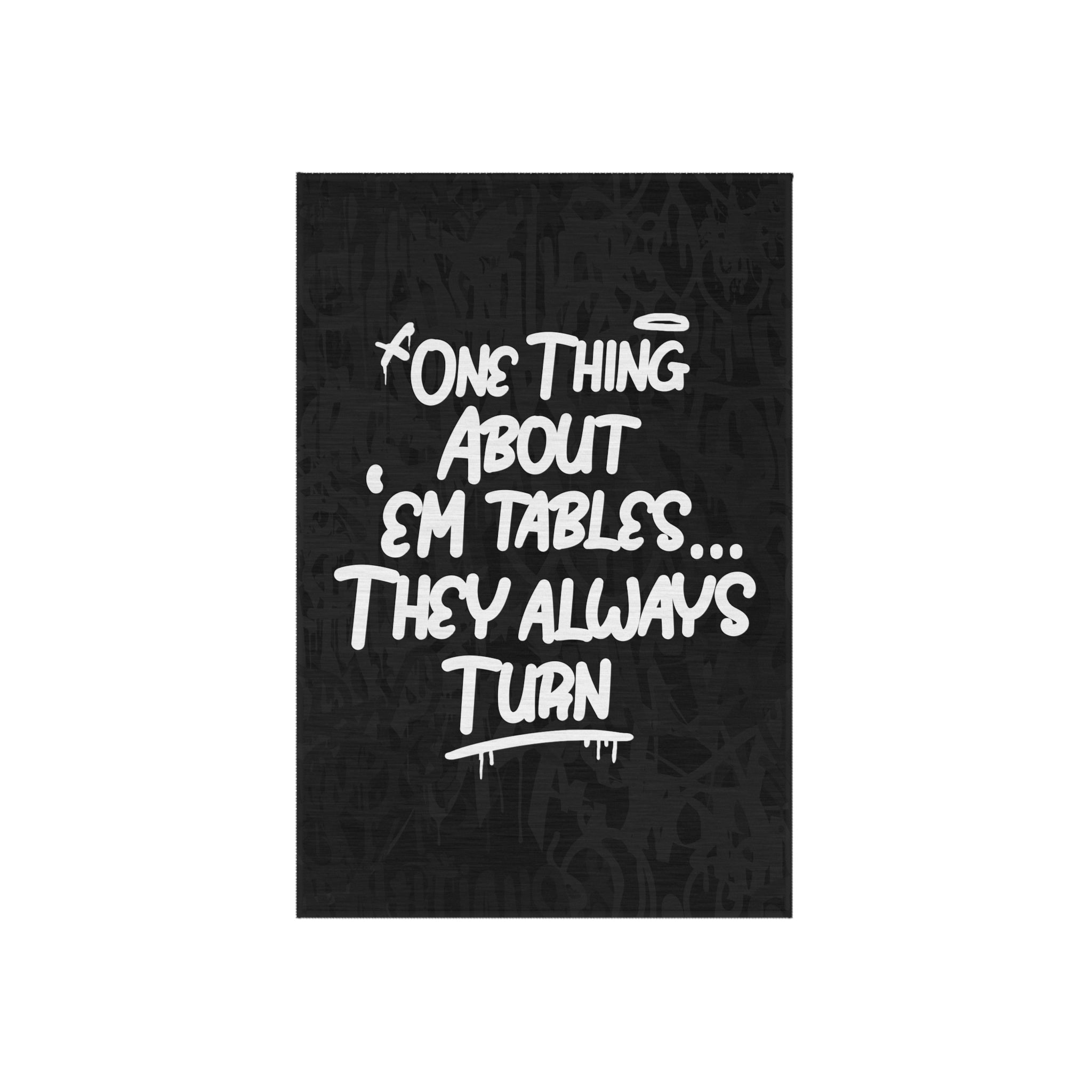 One Thing About Them Tables Rug - REBHORN DESIGN