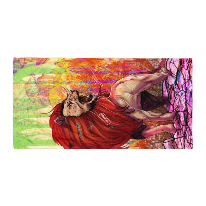 OWN YOUR KINGDOM BEACH TOWEL - REBHORN DESIGN