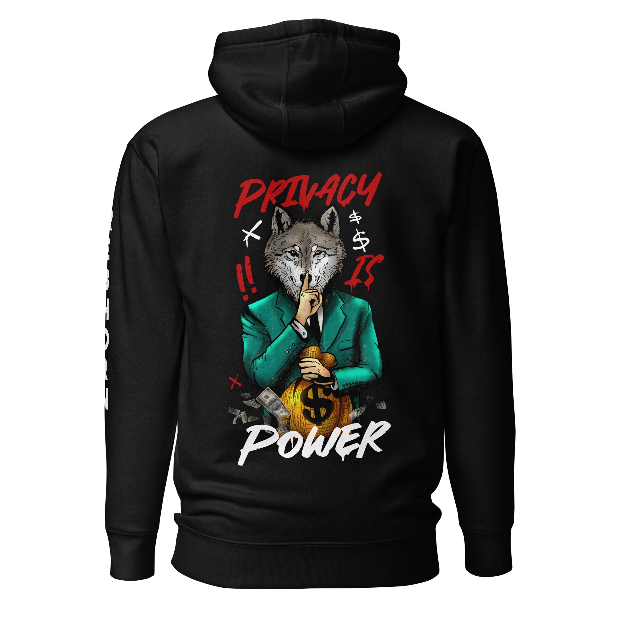 Privacy Is Power Premium Unisex Hoodie - REBHORN DESIGN