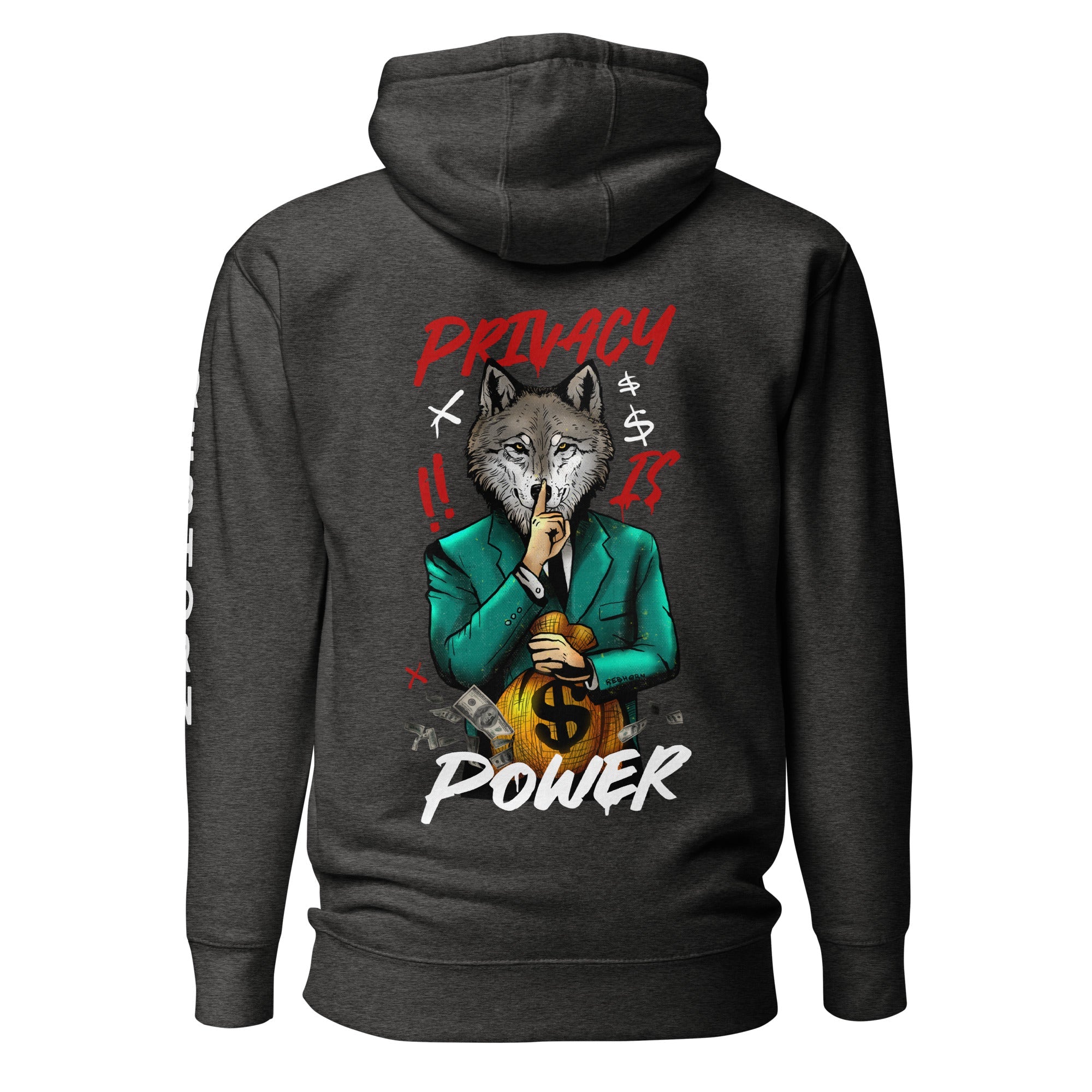 Privacy Is Power Premium Unisex Hoodie - REBHORN DESIGN