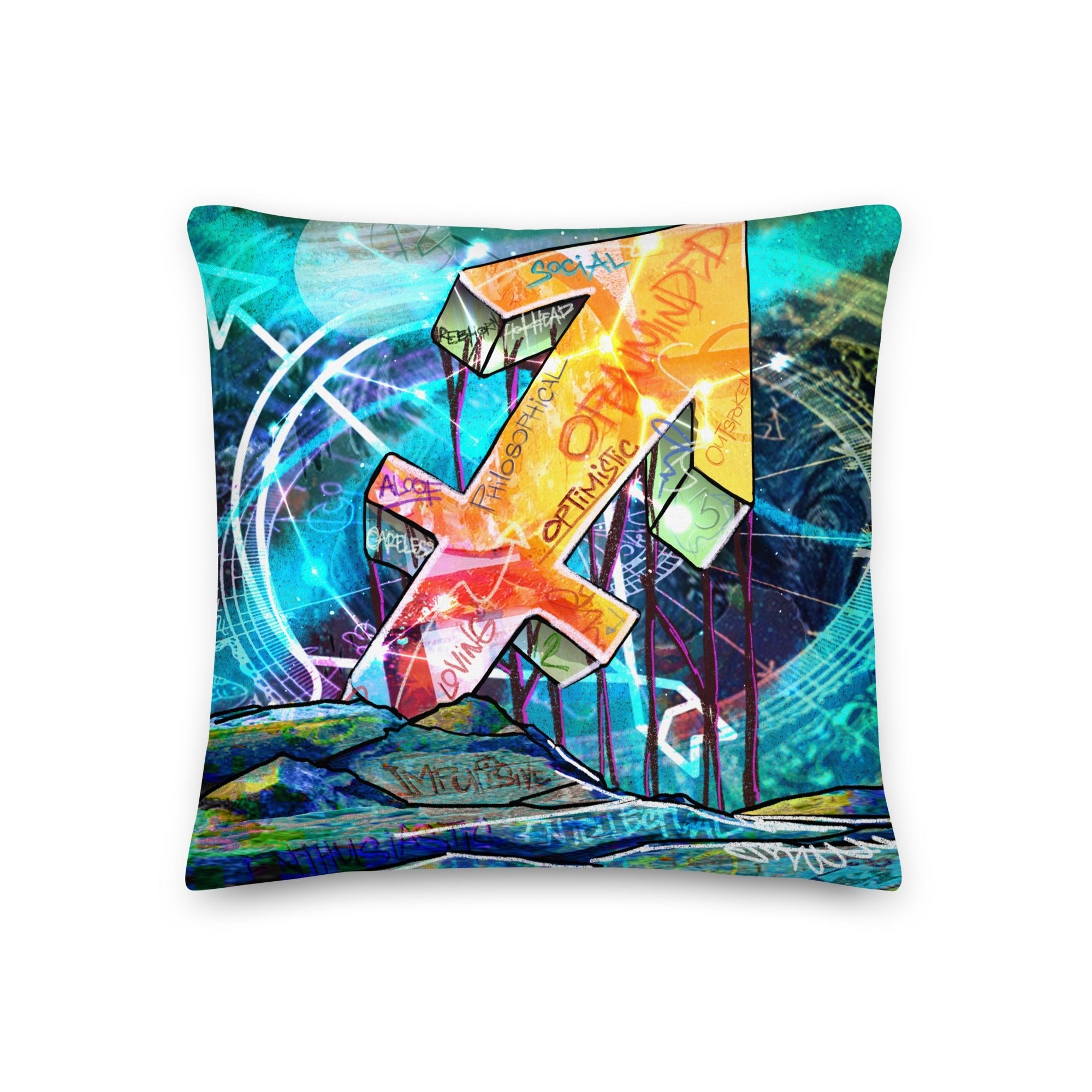 SAGITTARIUS PREMIUM PILLOW - REBHORN DESIGN