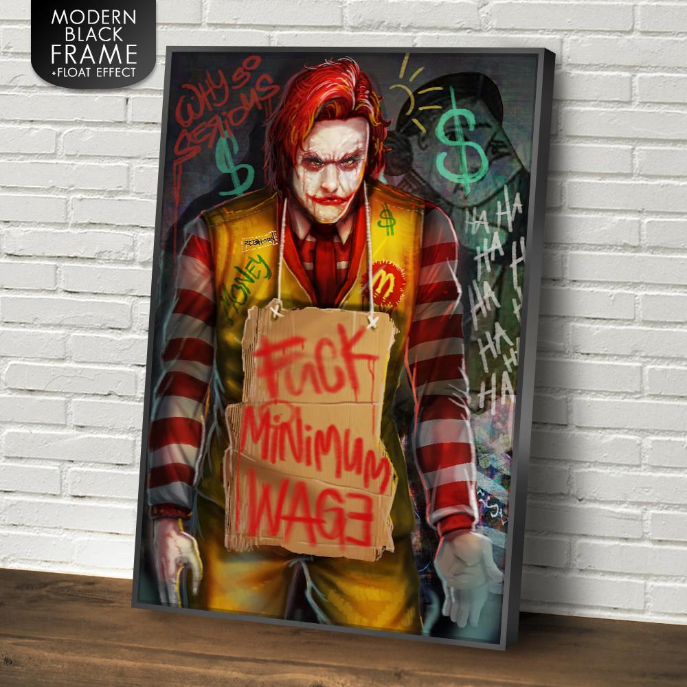 SCREW MINIMUM WAGE - REBHORN DESIGN