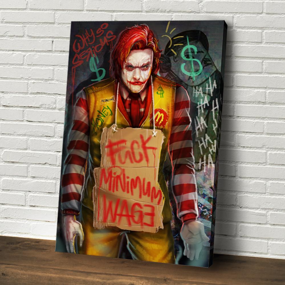 SCREW MINIMUM WAGE - REBHORN DESIGN