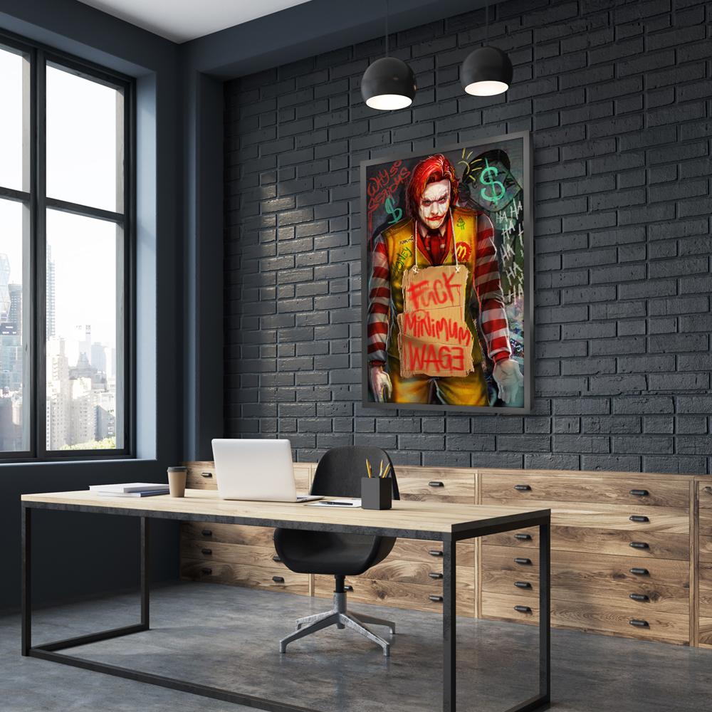 SCREW MINIMUM WAGE - REBHORN DESIGN