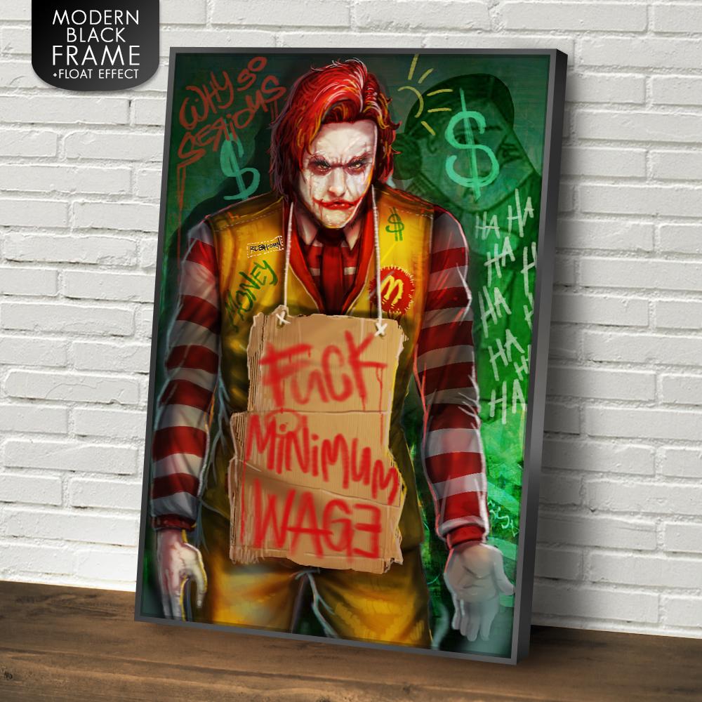SCREW MINIMUM WAGE - REBHORN DESIGN