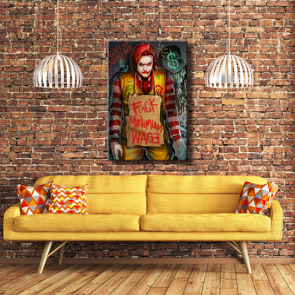 SCREW MINIMUM WAGE - REBHORN DESIGN