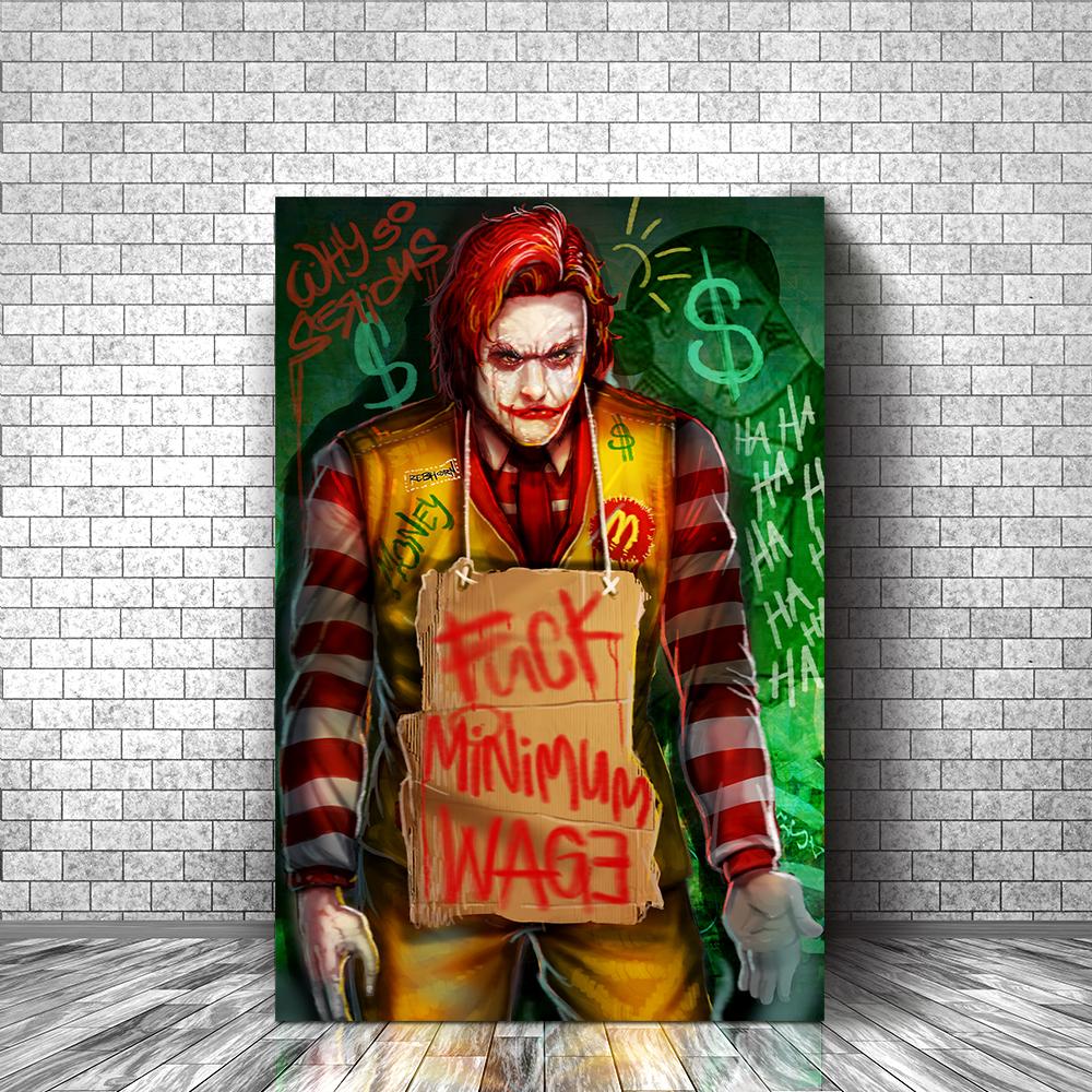 SCREW MINIMUM WAGE - REBHORN DESIGN