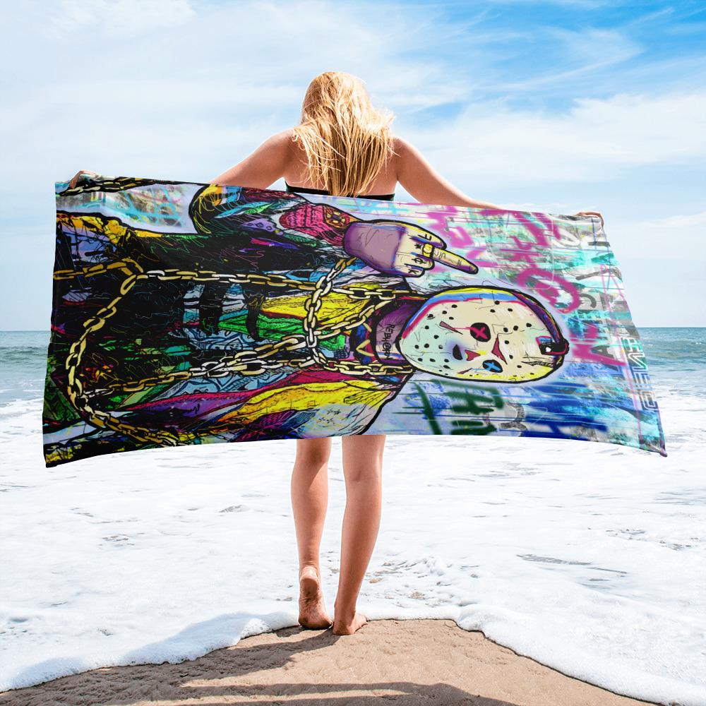 SCREW WHAT THEY THINK - BEACH TOWEL - REBHORN DESIGN