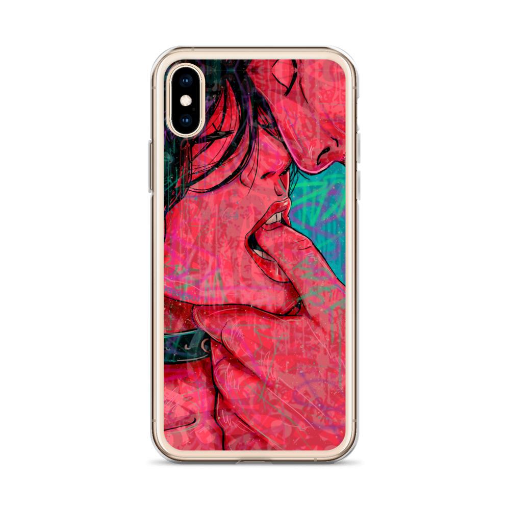 Seductive Lips Erotica iPhone Case - REBHORN DESIGN