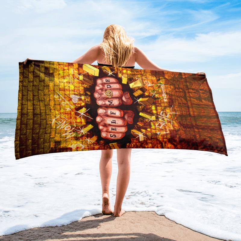 SELF MADE BEACH TOWEL - REBHORN DESIGN