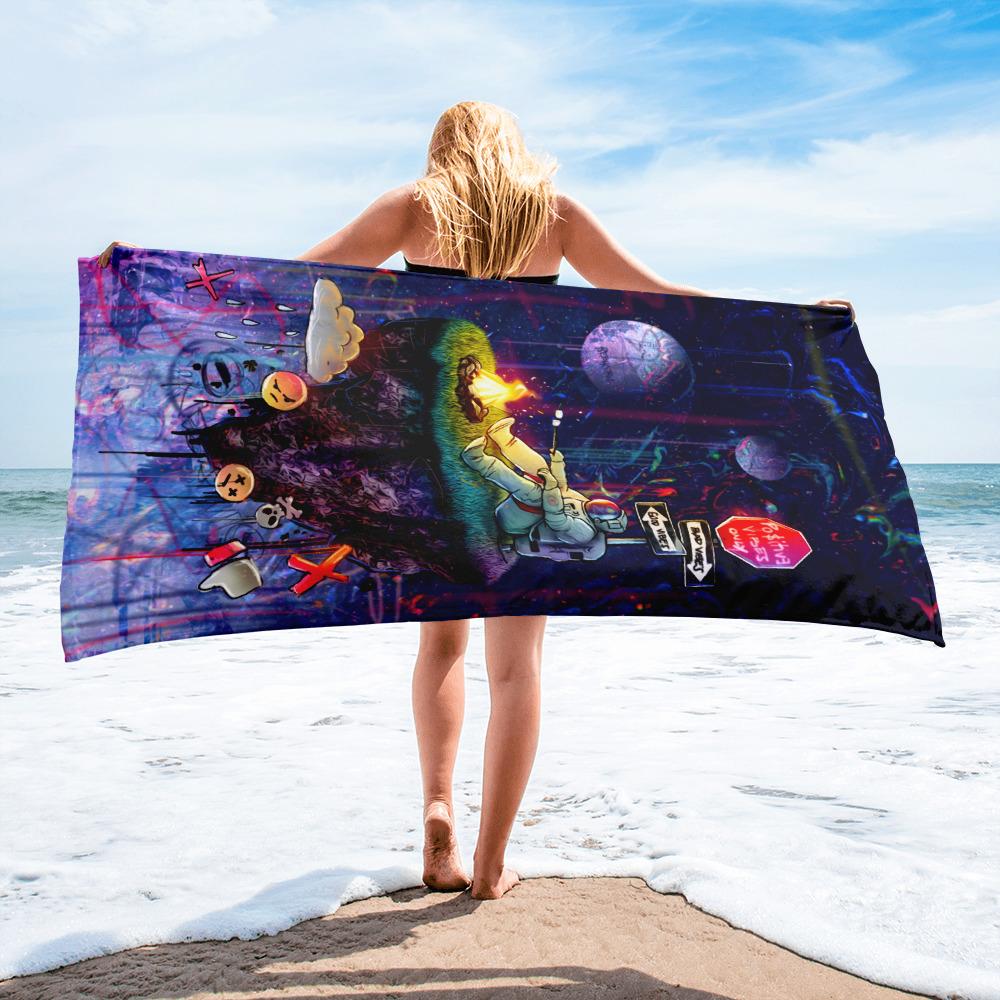 SEPARATE YOURSELF TO ELEVATE YOURSELF - BEACH TOWEL - REBHORN DESIGN