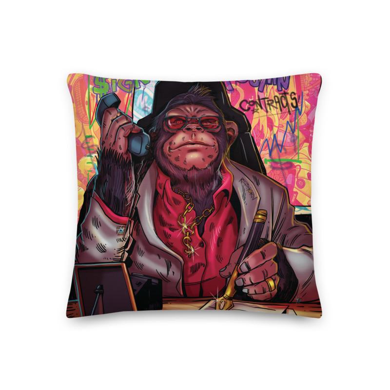 SIGN FUKIN' CONTRACTS PREMIUM PILLOW - REBHORN DESIGN