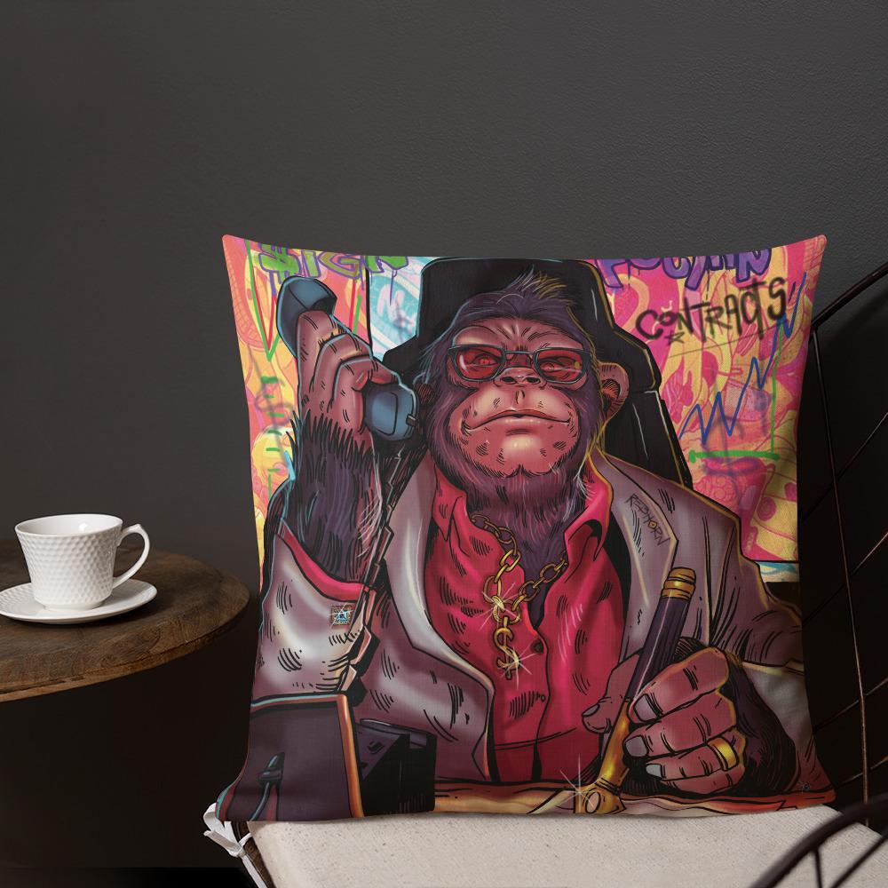 SIGN FUKIN' CONTRACTS PREMIUM PILLOW - REBHORN DESIGN