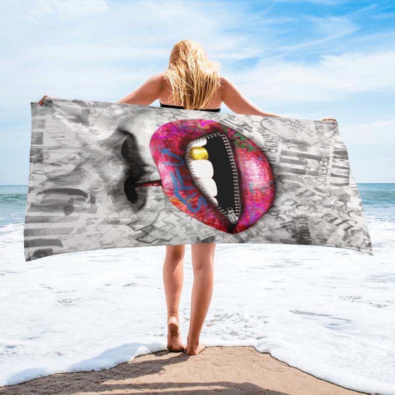 STFU - BEACH TOWEL - REBHORN DESIGN