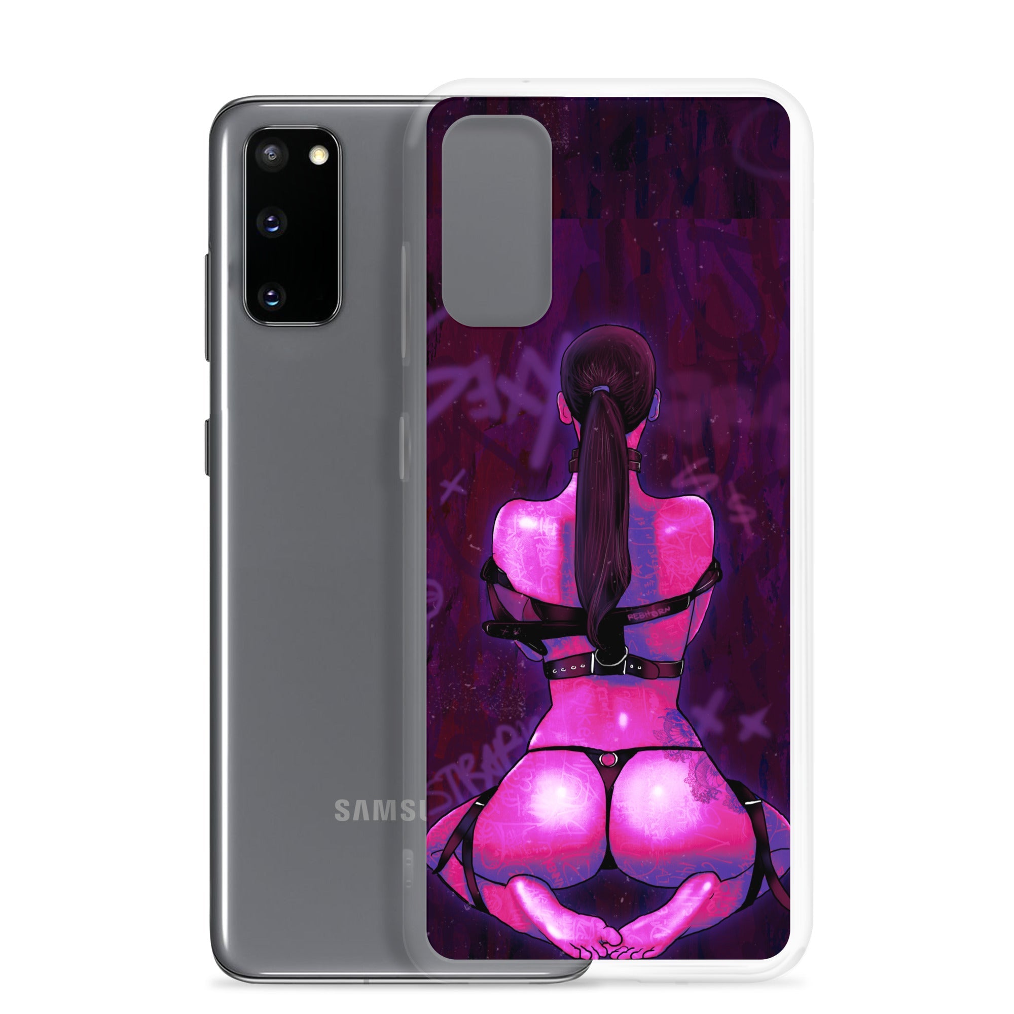 Strapped Sensual Pink Samsung Case - REBHORN DESIGN
