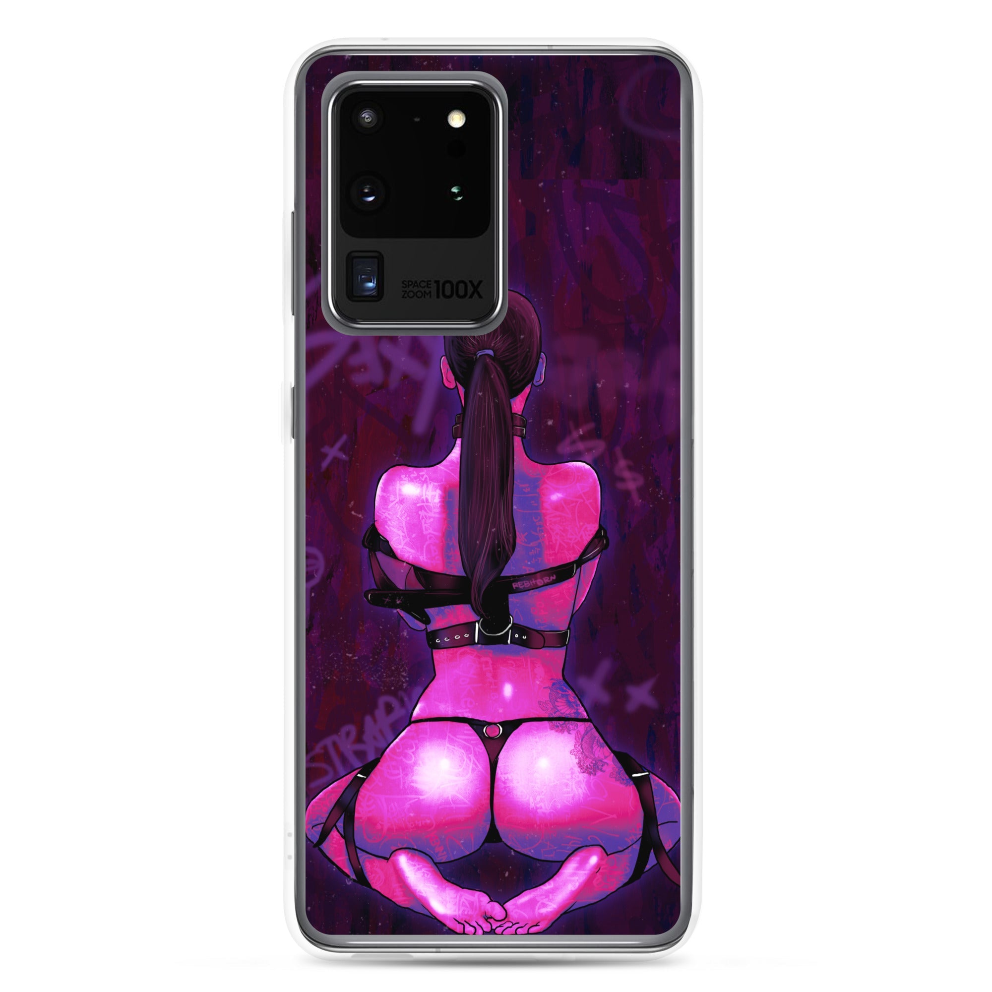 Strapped Sensual Pink Samsung Case - REBHORN DESIGN