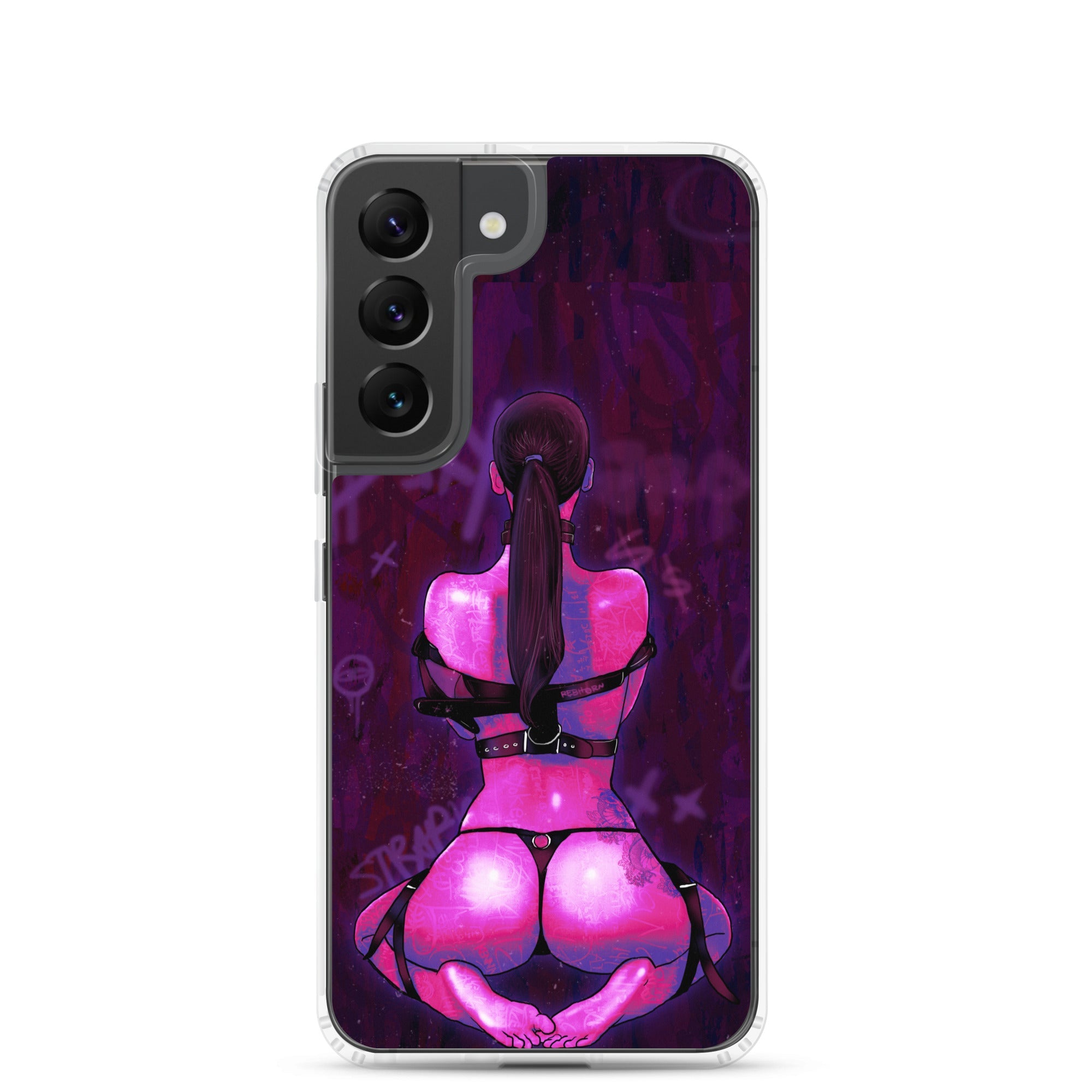 Strapped Sensual Pink Samsung Case - REBHORN DESIGN