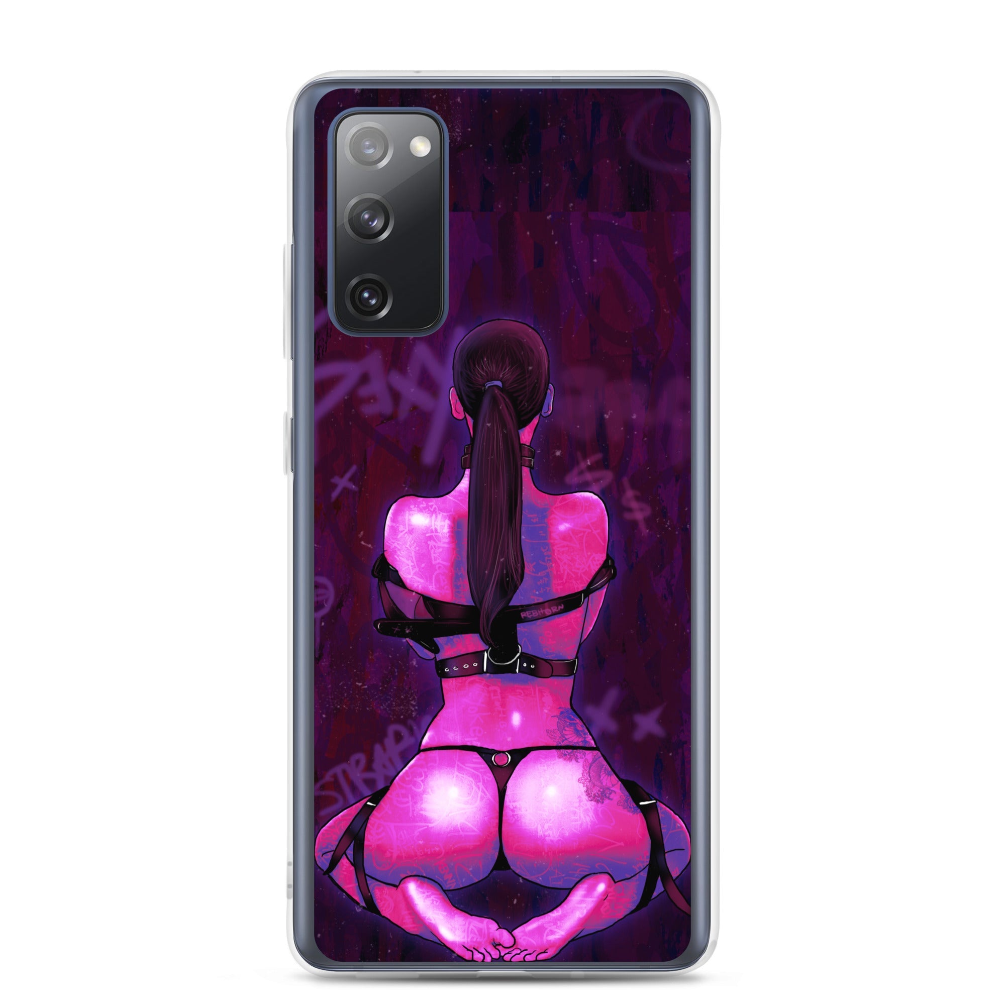 Strapped Sensual Pink Samsung Case - REBHORN DESIGN