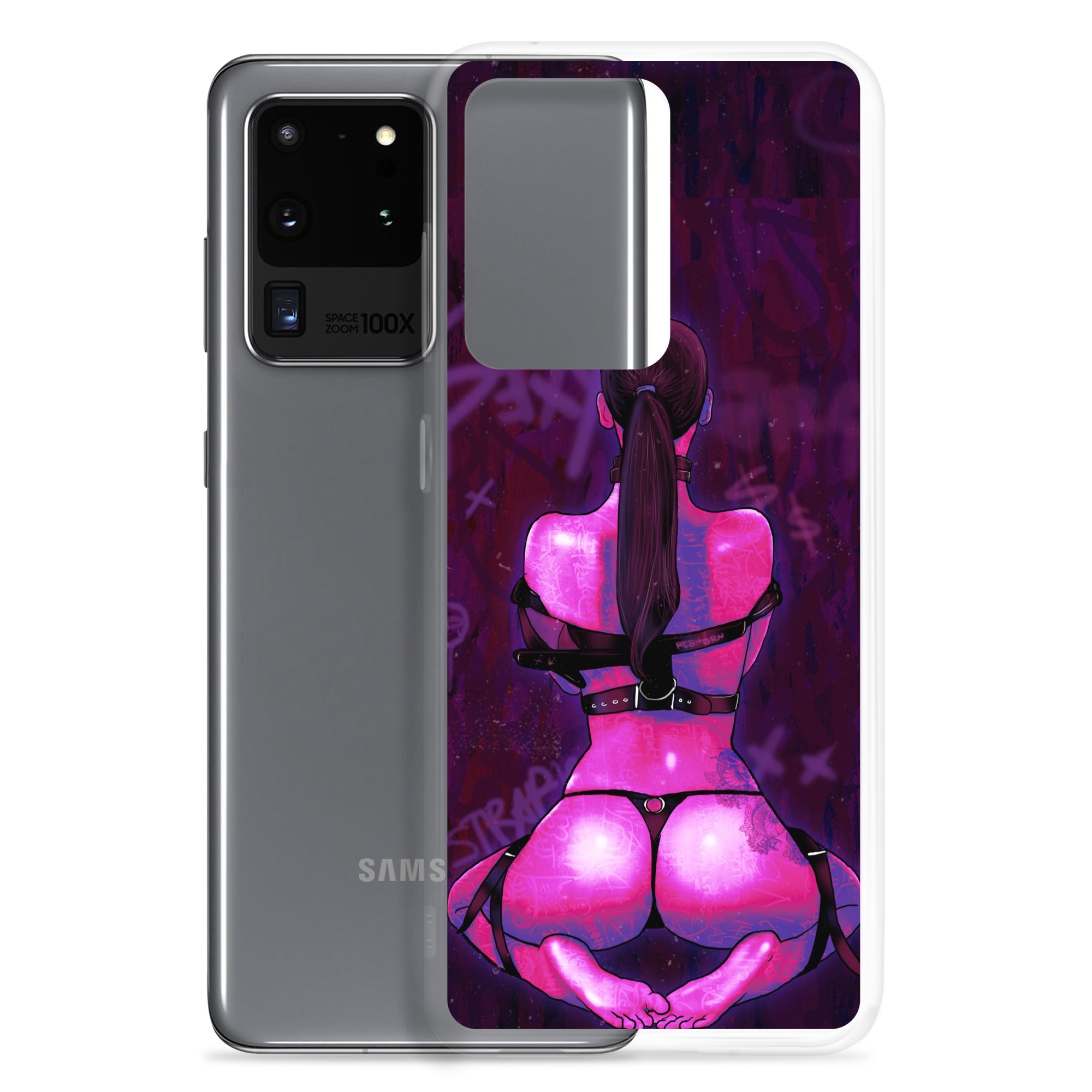 Strapped Sensual Pink Samsung Case - REBHORN DESIGN