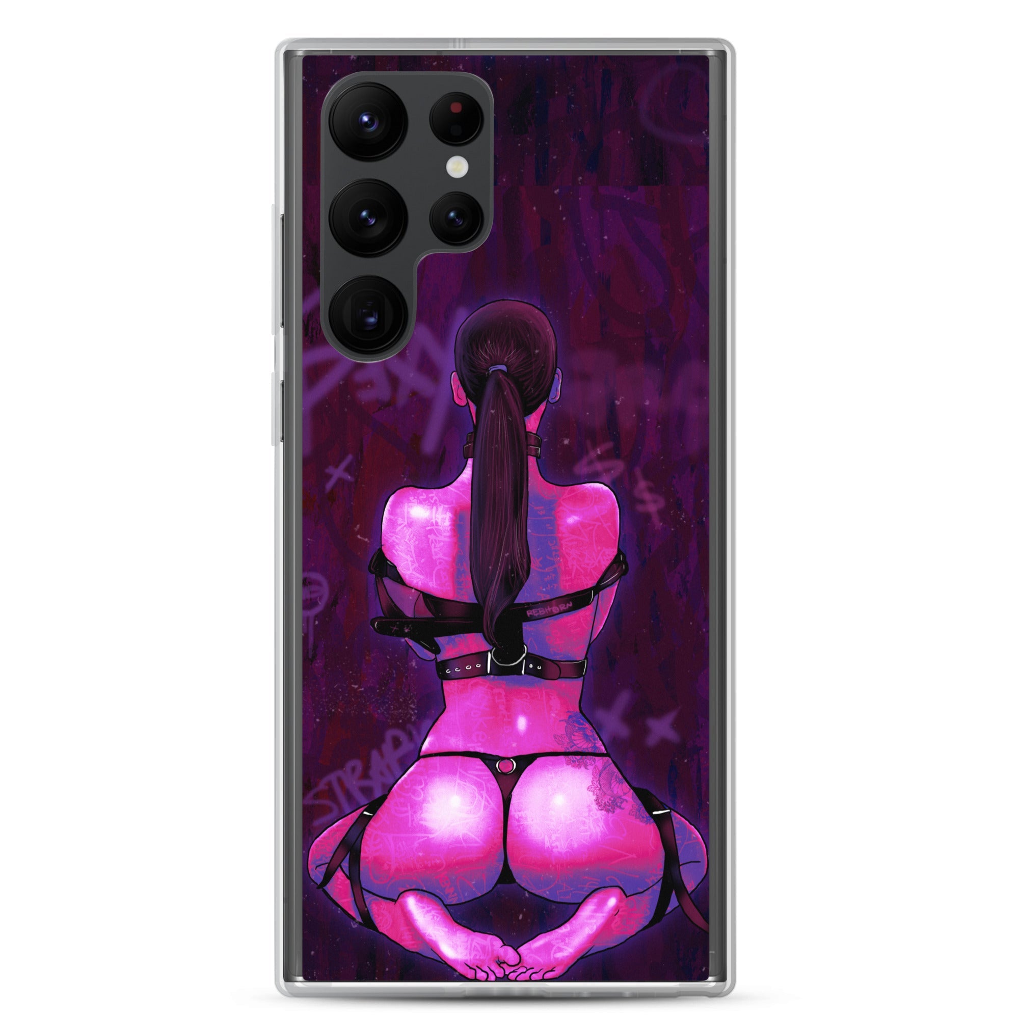 Strapped Sensual Pink Samsung Case - REBHORN DESIGN