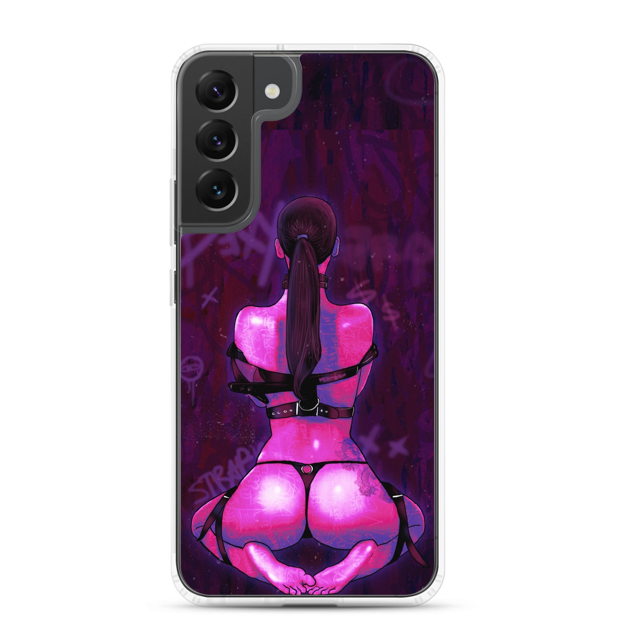 Strapped Sensual Pink Samsung Case - REBHORN DESIGN