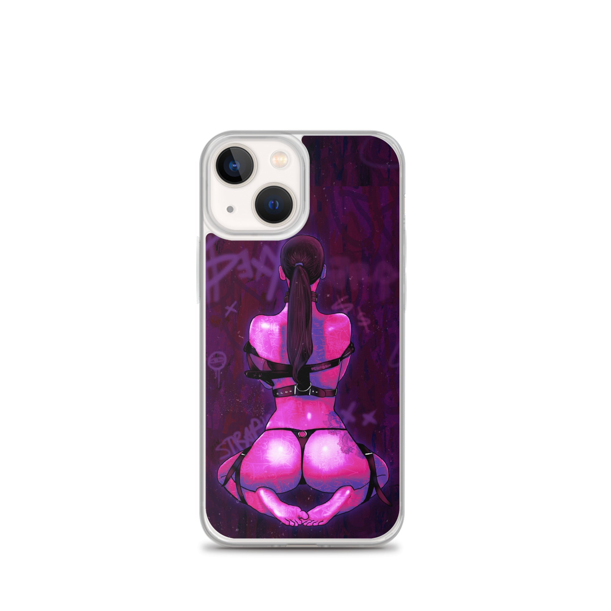 Strapped Sensual Purple iPhone Case - REBHORN DESIGN