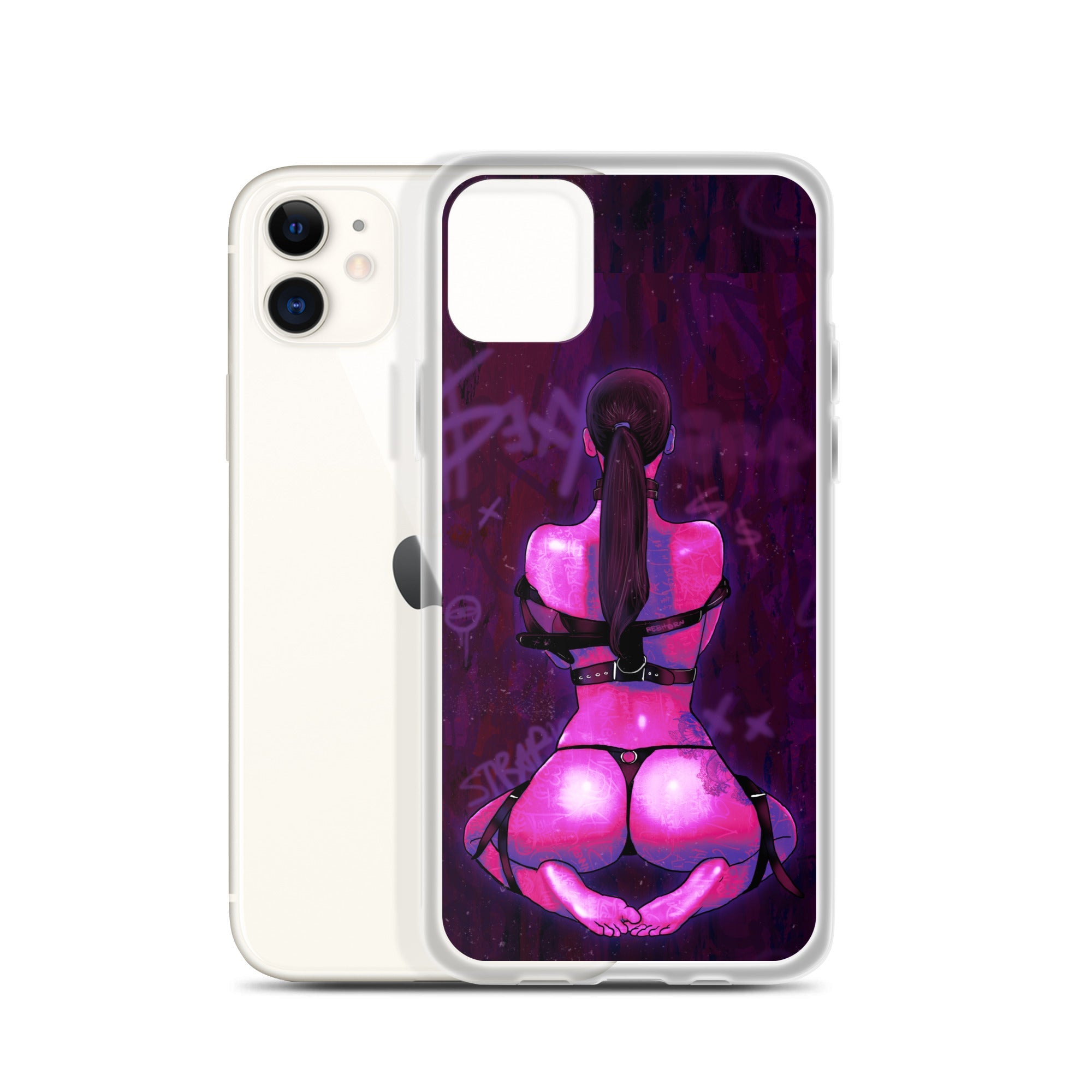 Strapped Sensual Purple iPhone Case - REBHORN DESIGN