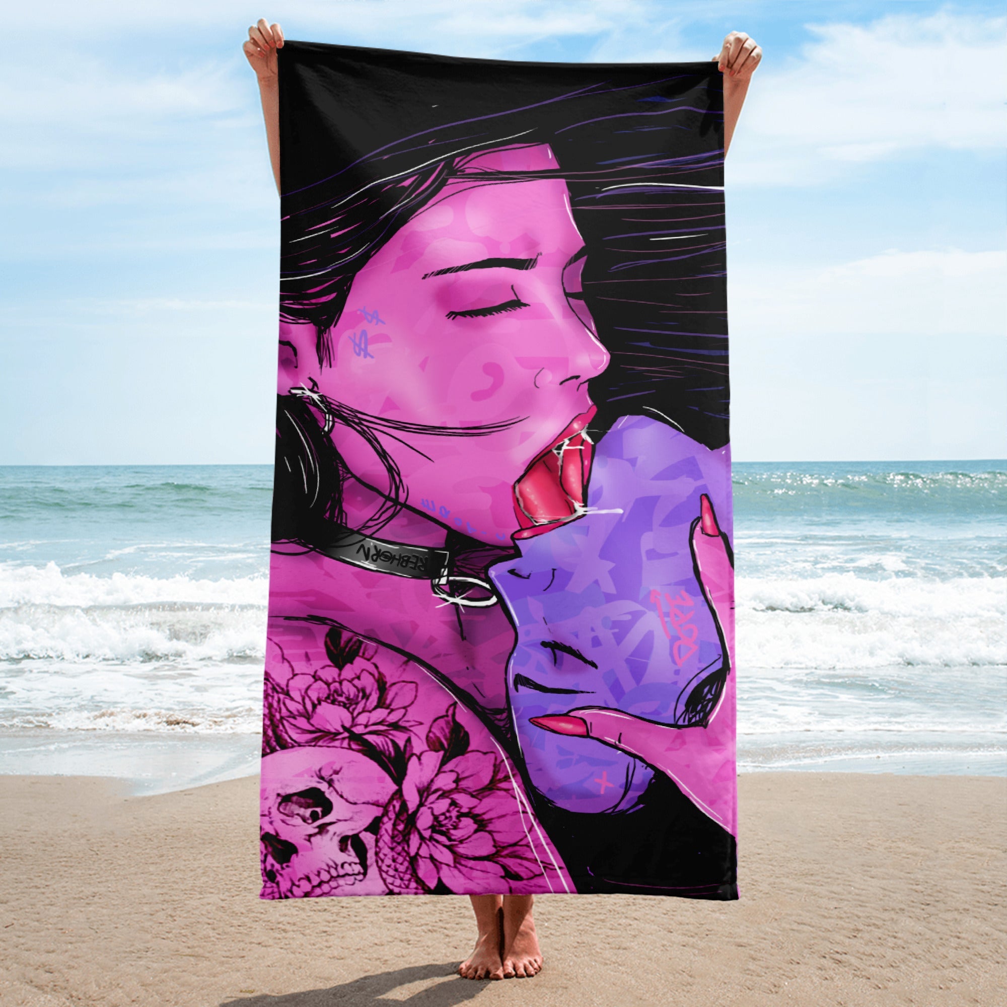 SWINGERS 2.0 EROTIC BEACH TOWEL - REBHORN DESIGN