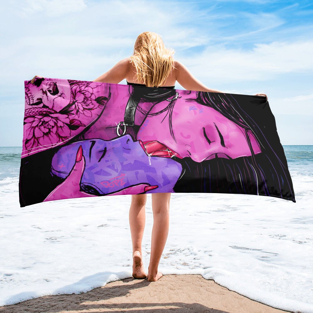 SWINGERS 2.0 EROTIC BEACH TOWEL - REBHORN DESIGN