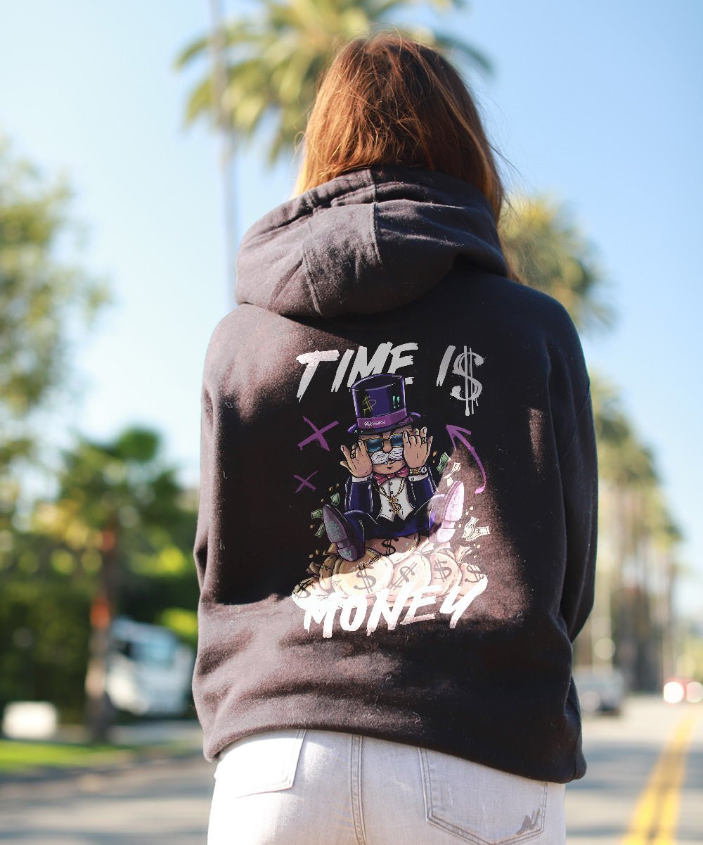 Time is Money Premium Unisex Hoodie - REBHORN DESIGN