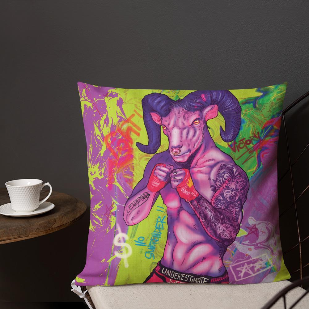 UNDERESTIMATE ME I DARE YOU PREMIUM PILLOW - REBHORN DESIGN
