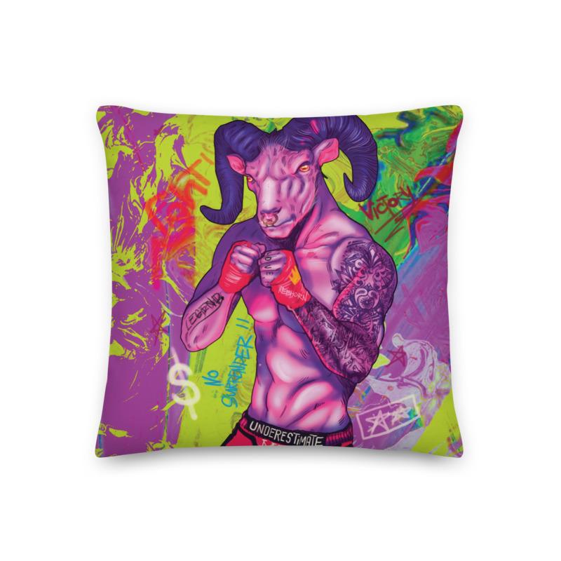 UNDERESTIMATE ME I DARE YOU PREMIUM PILLOW - REBHORN DESIGN