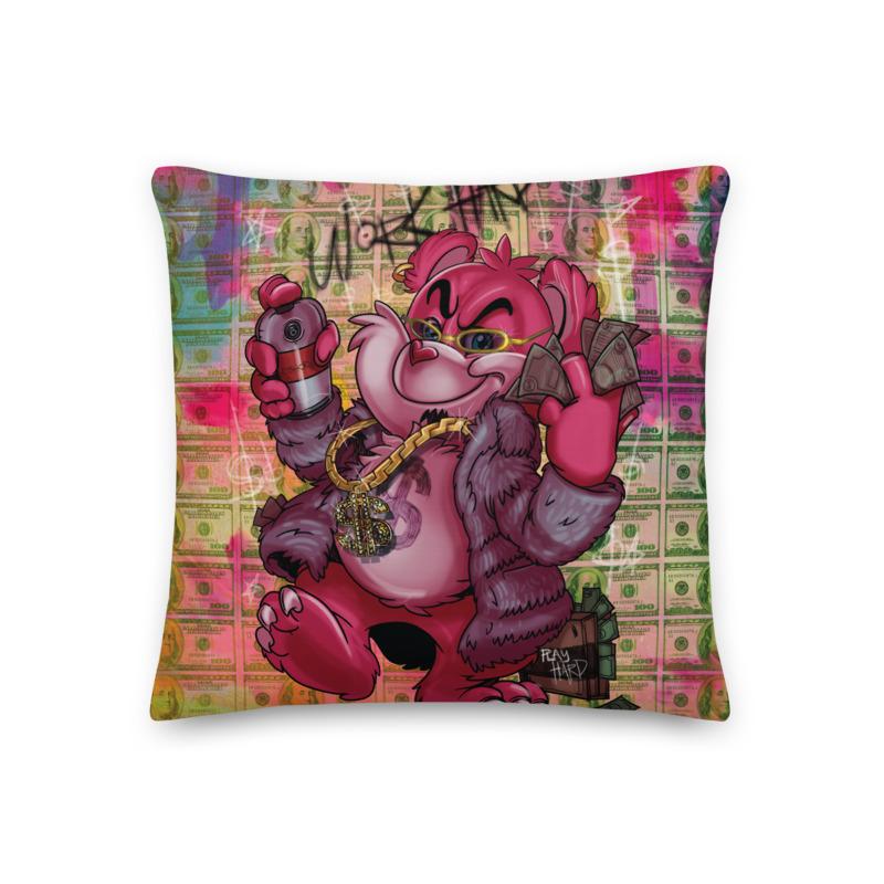 WORK HARD PLAY HARD PREMIUM PILLOW - REBHORN DESIGN