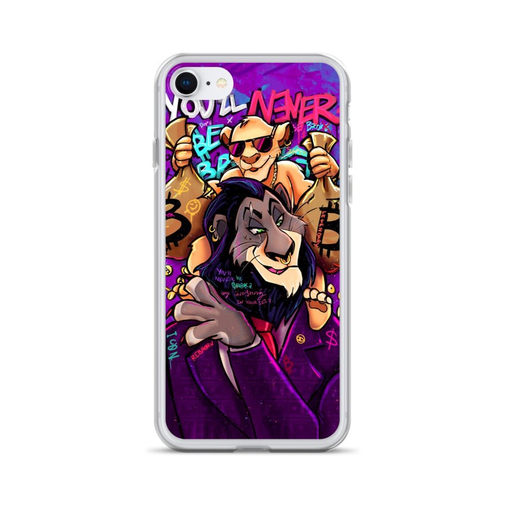 You'll Never Be Broke By Investing In Yourself iPhone Case - REBHORN DESIGN
